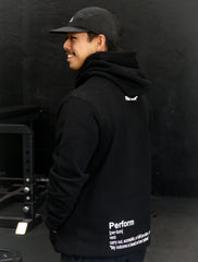 Perform HQ Black Hoodie